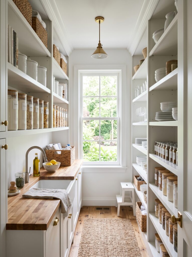  Bright White Pantry Design