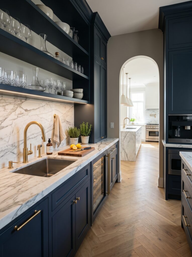 Butler’s Pantry with Prep Sink