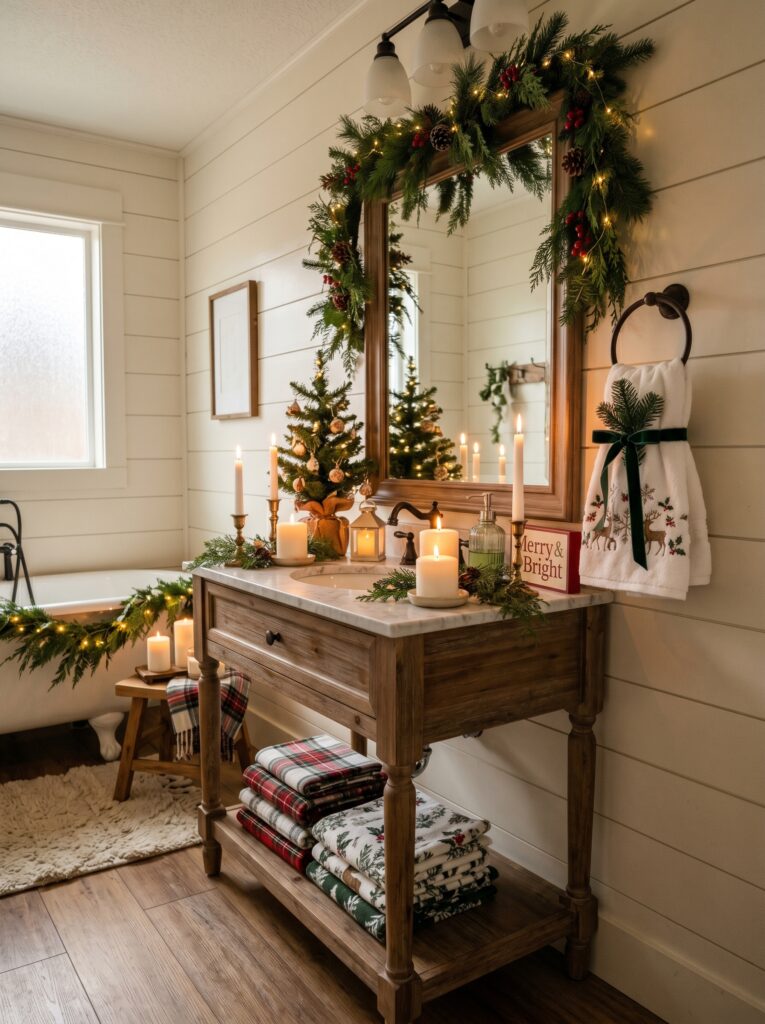 Decorate Bathroom with Seasonal Touches