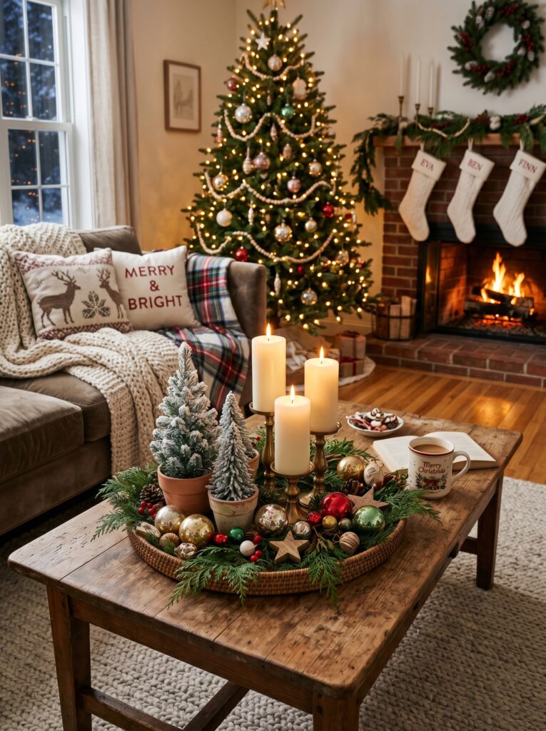 Style a Festive Coffee Table
