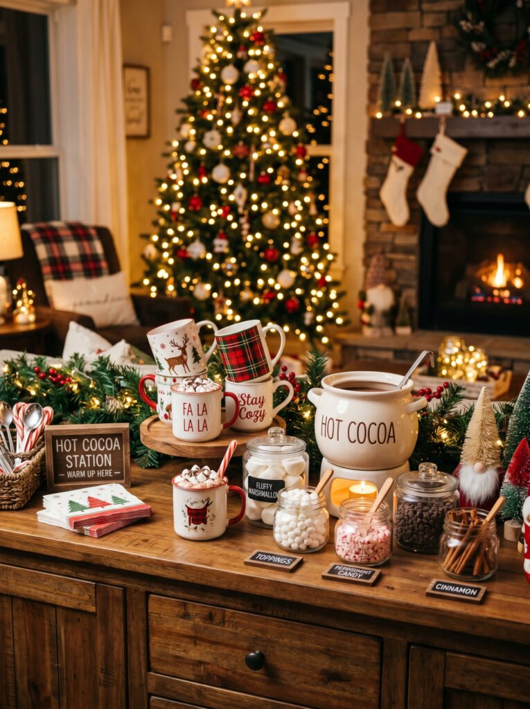 Create a Hot Cocoa Station