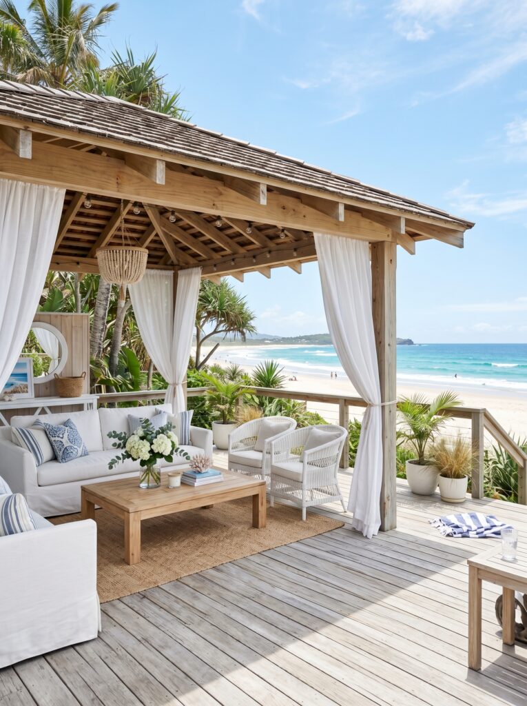  Coastal-Inspired Pavilion