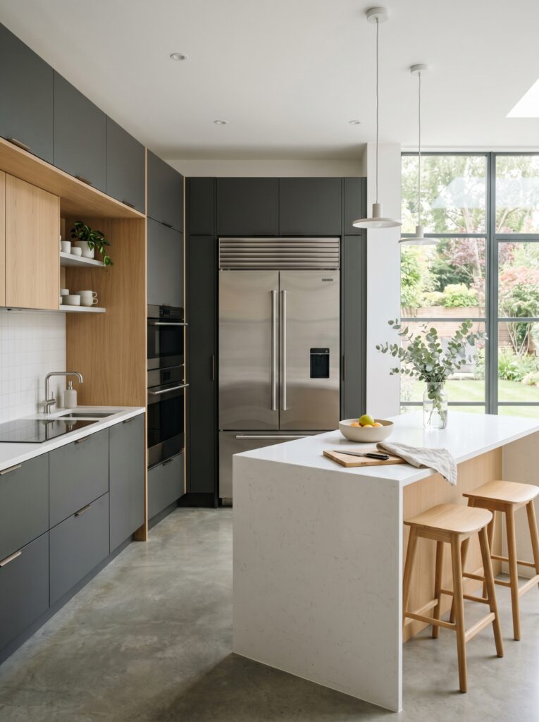 Counter-Depth Refrigerator for a Streamlined Look