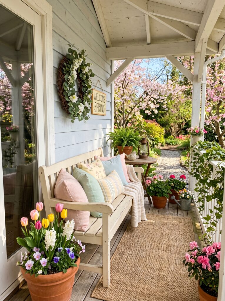  Add a Cozy Porch Bench