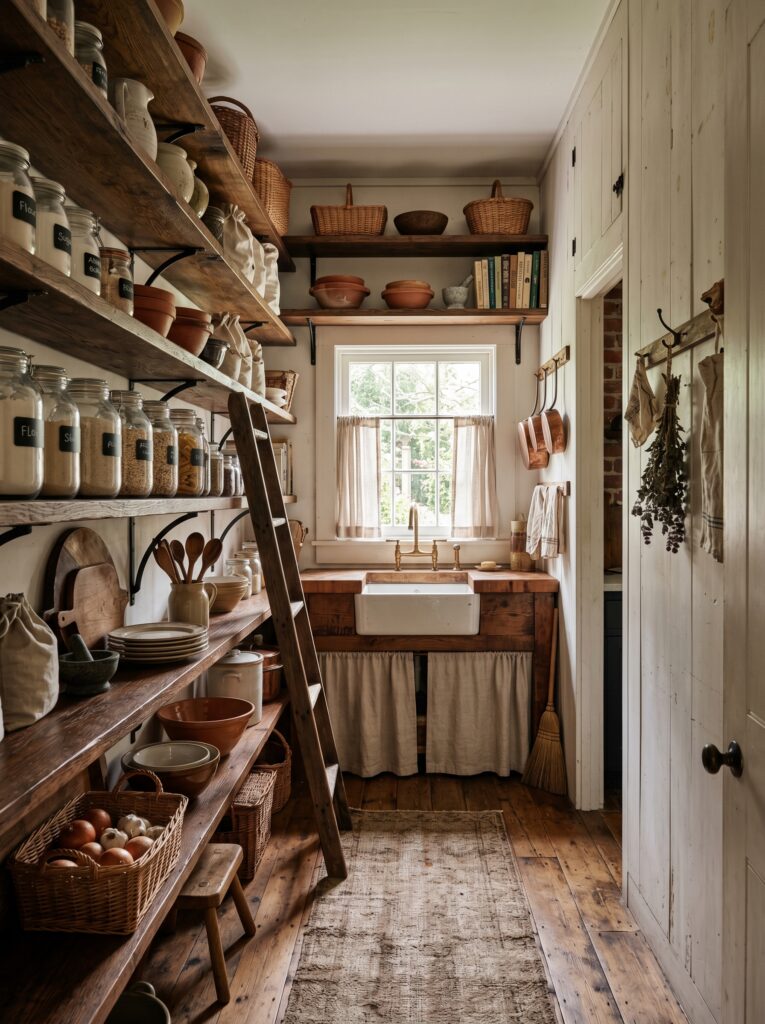 Farmhouse-Style Butler’s Pantry