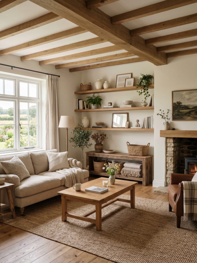  Open Shelving with Simple Decor