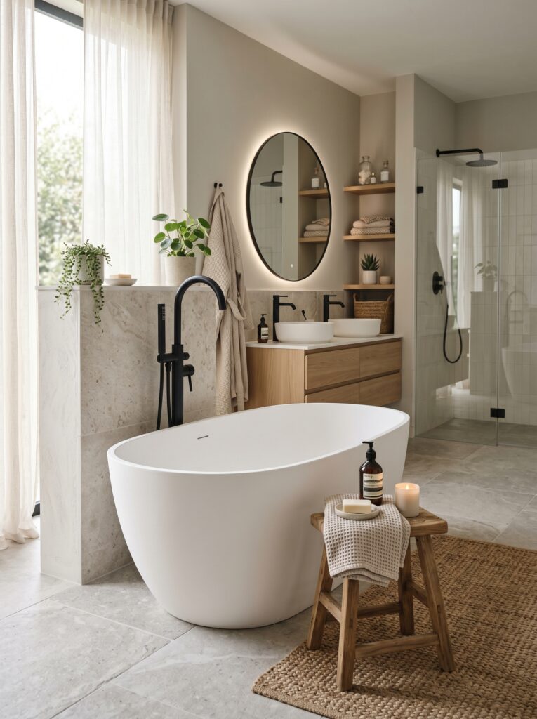 Matte Black Freestanding Tub Faucet