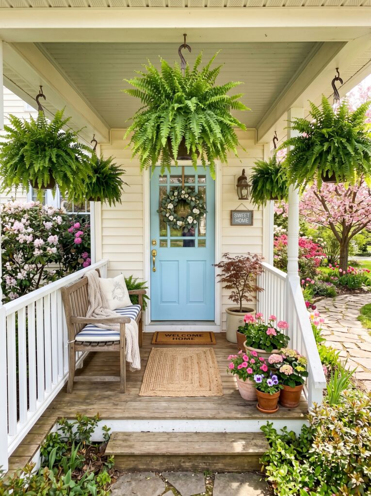 Hanging Fern Baskets