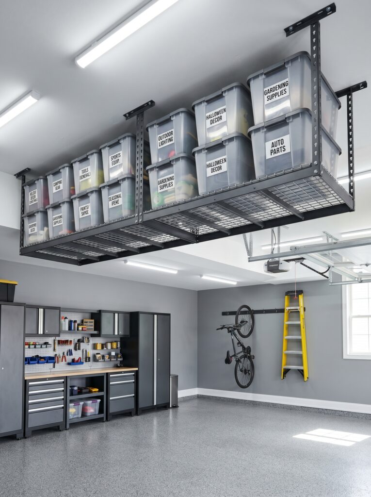  Use Overhead Ceiling Storage