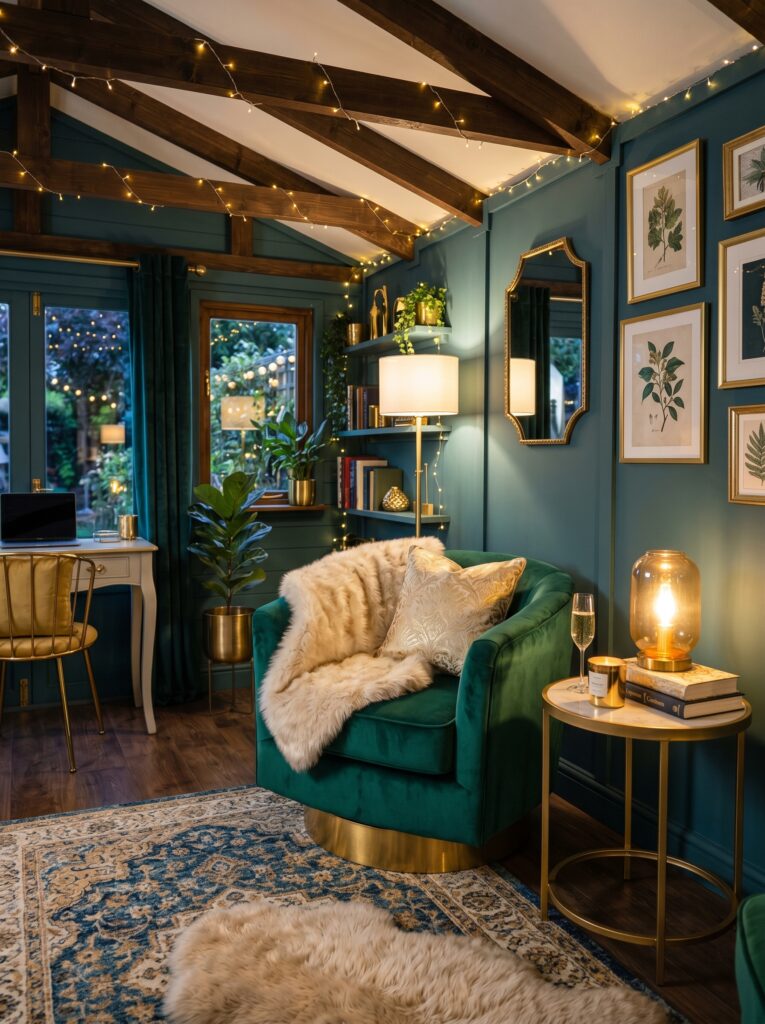 Glam Lounge She Shed