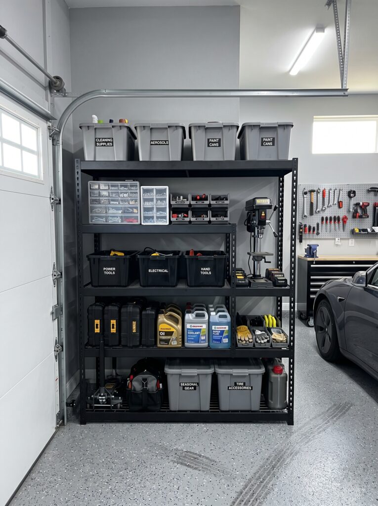  Install Heavy-Duty Shelving Units