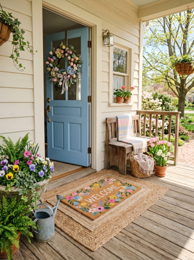 Layered Doormats for Texture
