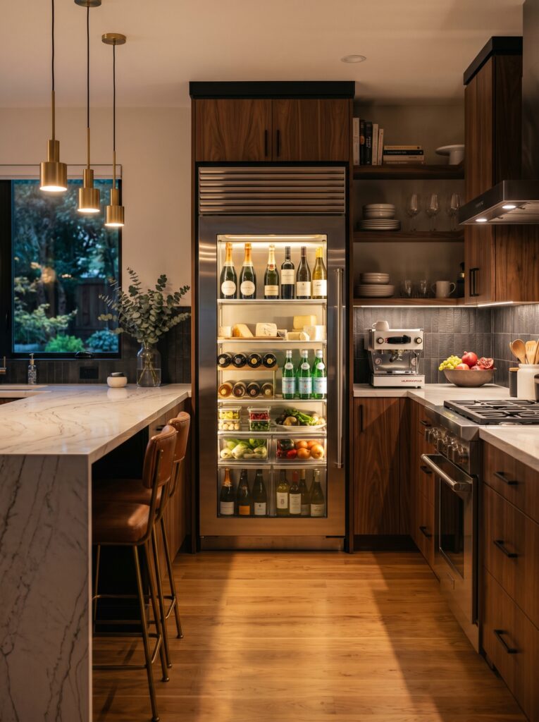  Luxury Glass Door Refrigerator Design