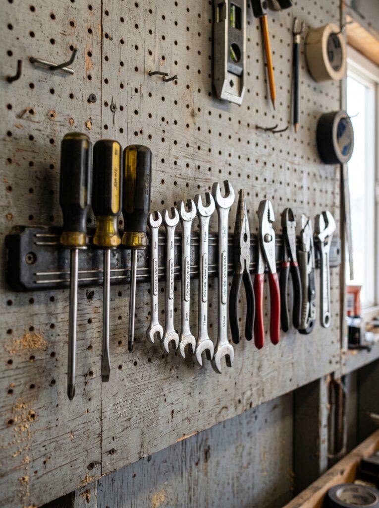 Use Magnetic Tool Strips