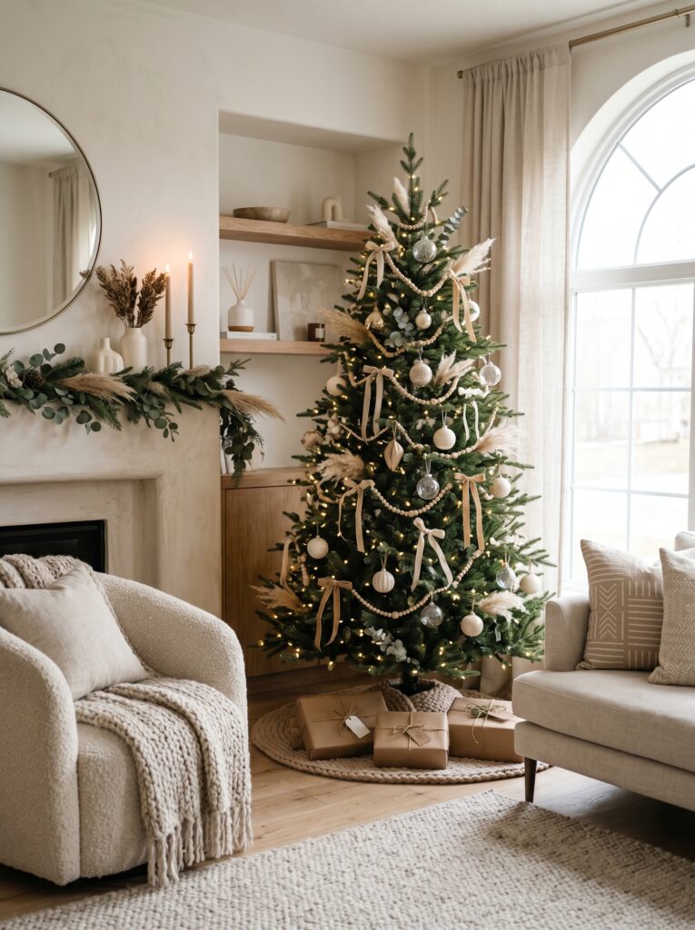 Decorate with Neutral Christmas Tones
