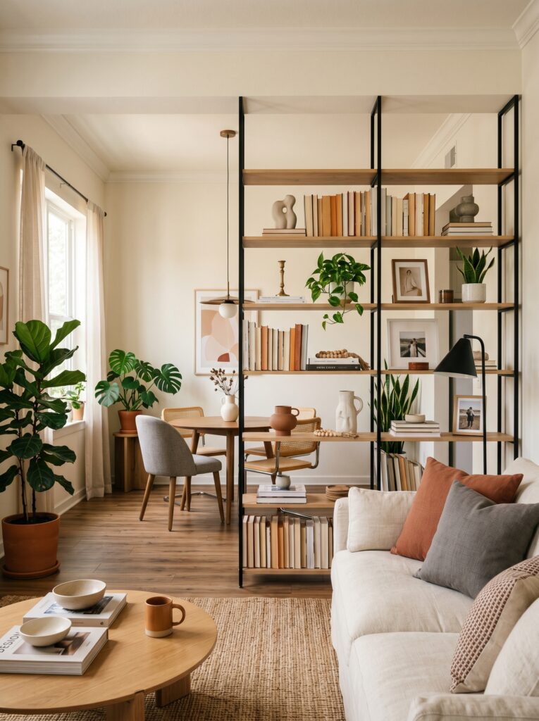  Bookshelf Room Divider