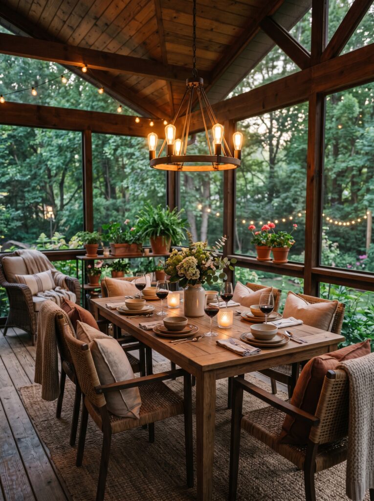 Dining Area on the Porch