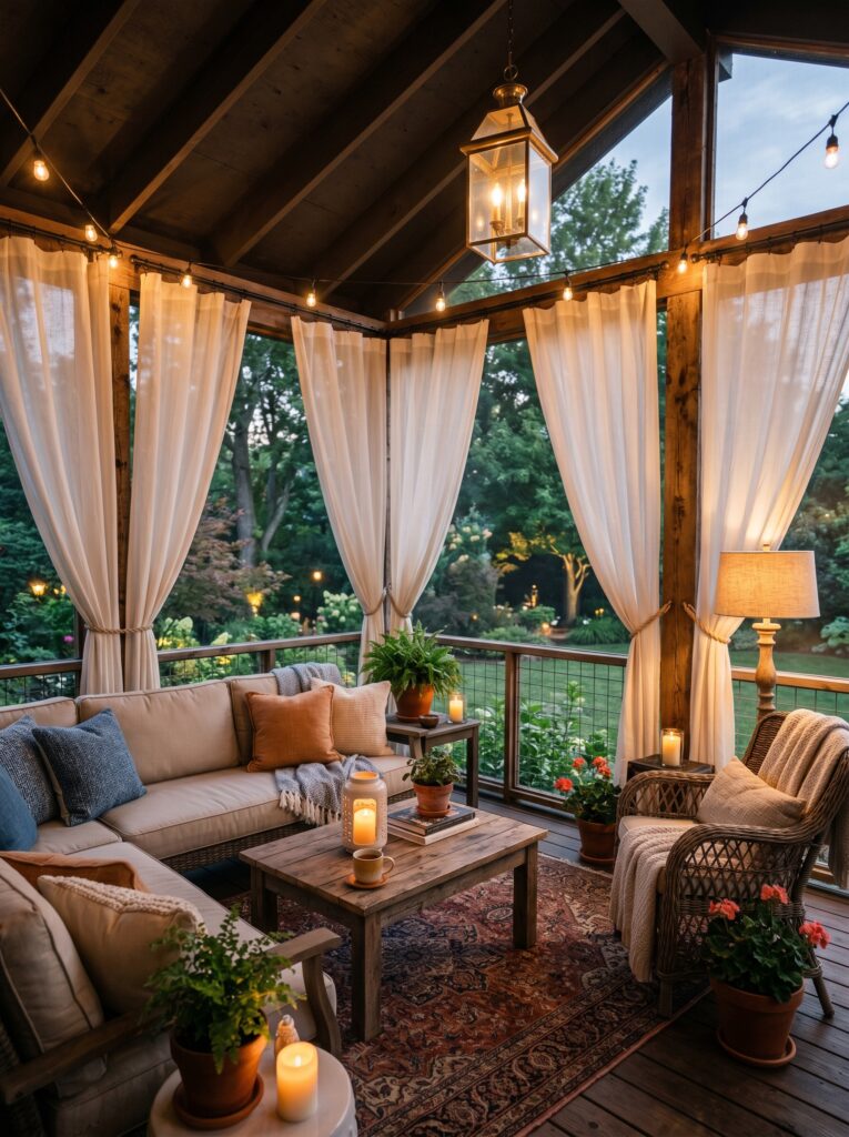 Outdoor Curtains for Softness