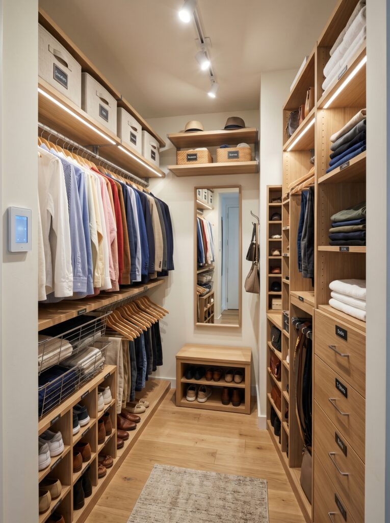 Small Walk-In Closet Optimization