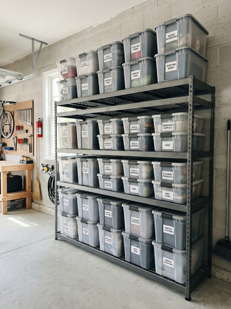  Use Stackable Storage Boxes