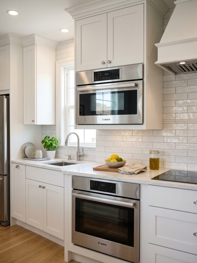 Stainless Steel Built-In Microwave