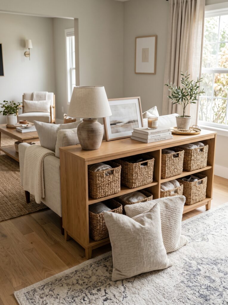 Storage Console Table for Functionality