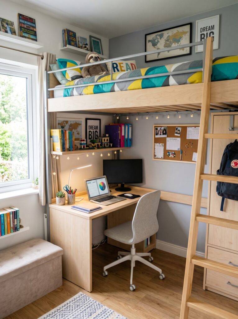  Bunk Beds or Loft Beds for Space Saving