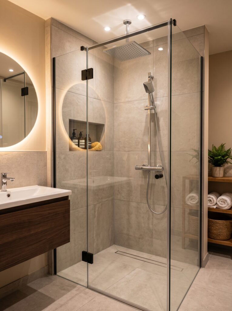 Dual Rainfall + Handheld Shower Combo