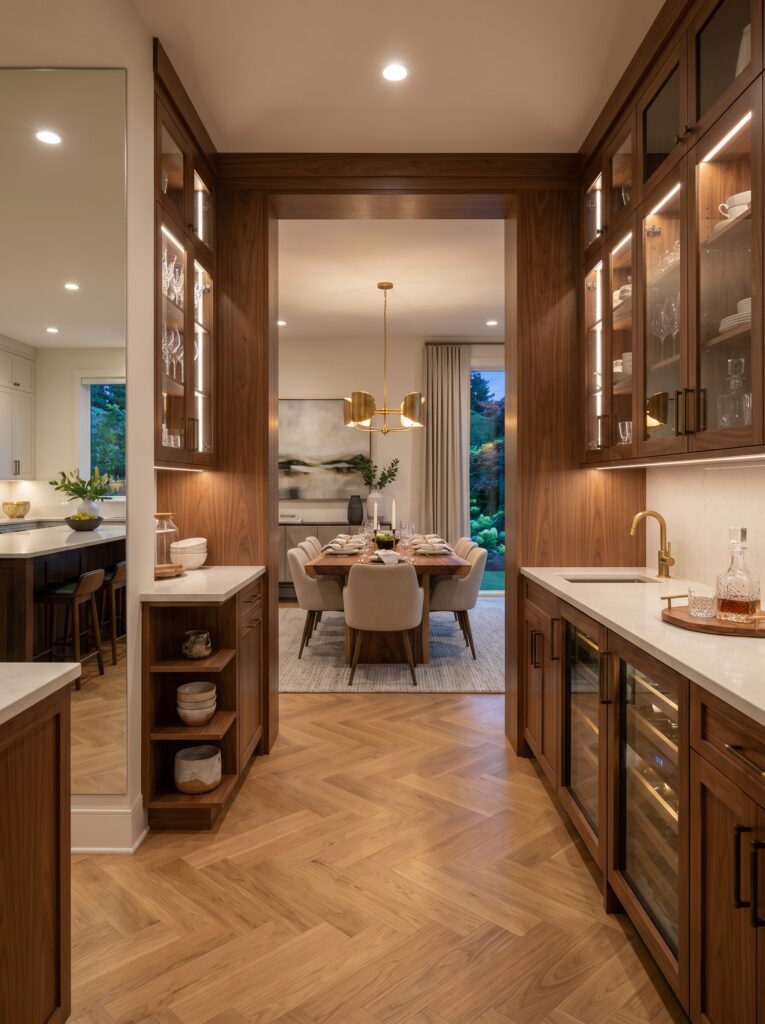 Walk-Through Butler’s Pantry Layout
