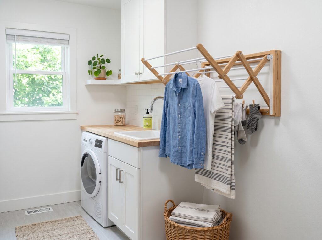  Wall-Mounted Drying Rack