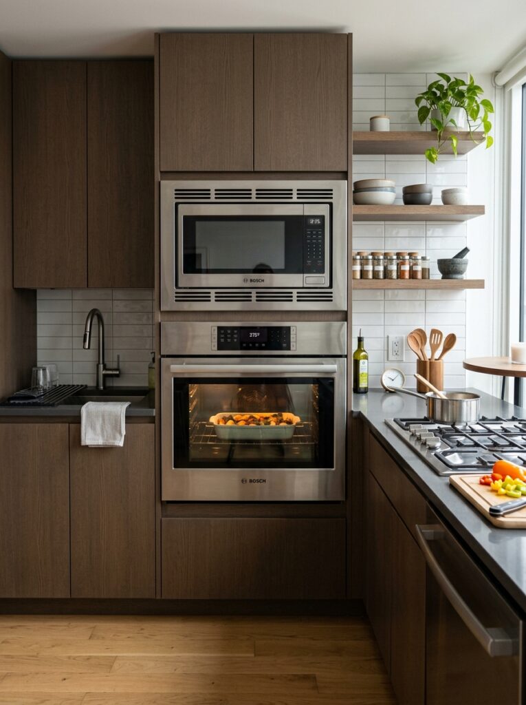 Built-In Microwave Above the Oven