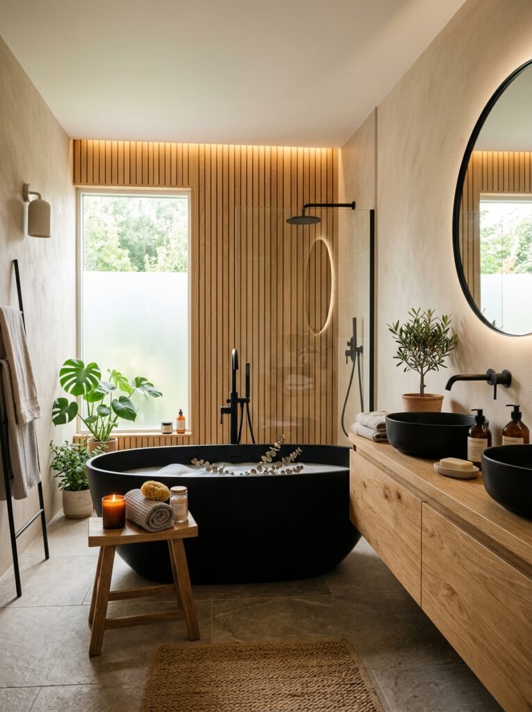 Keep the Bathroom Balanced and Warm