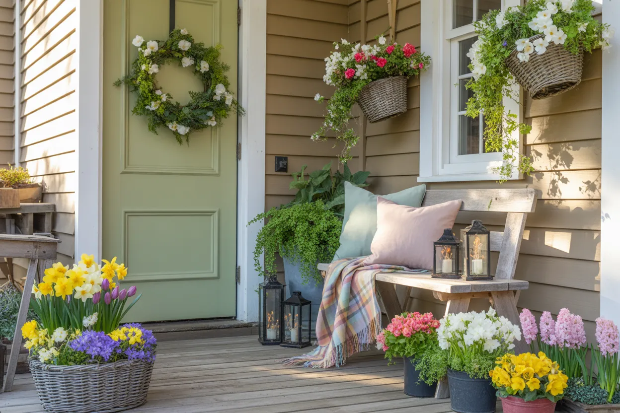 Spring Front Porch Decor Ideas