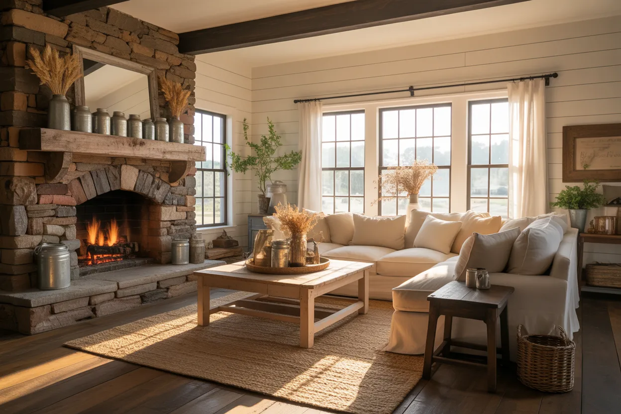 Farmhouse Living Room Ideas