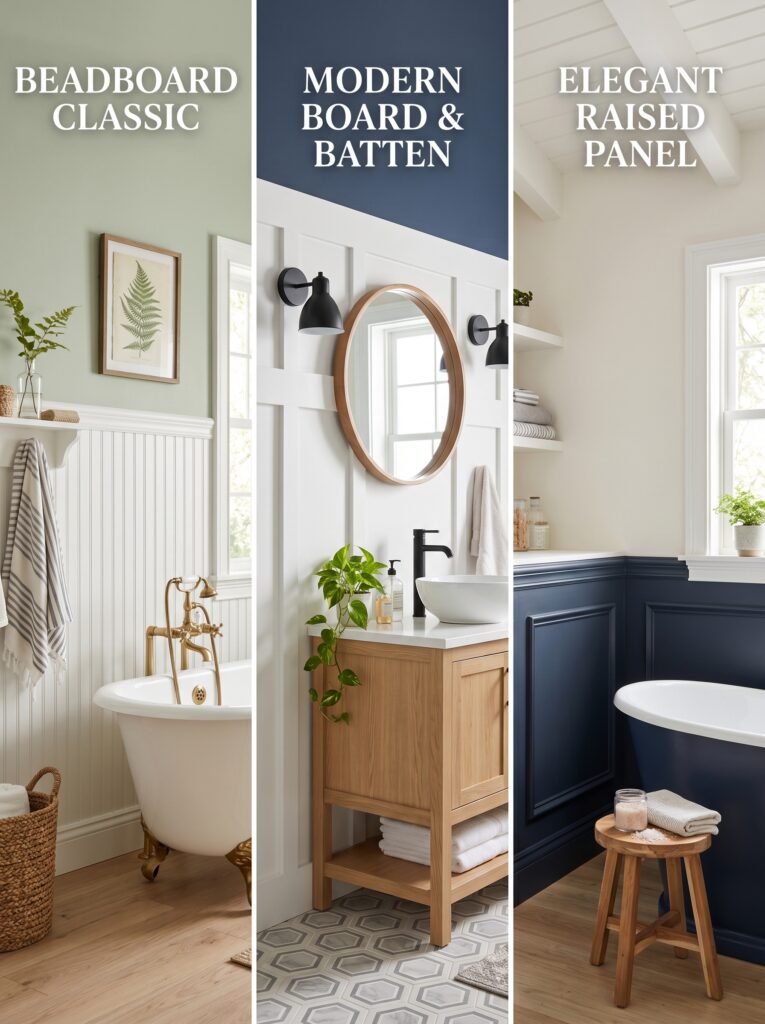 bathroom wainscoting ideas