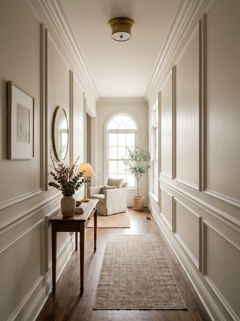 tone on tone wall molding